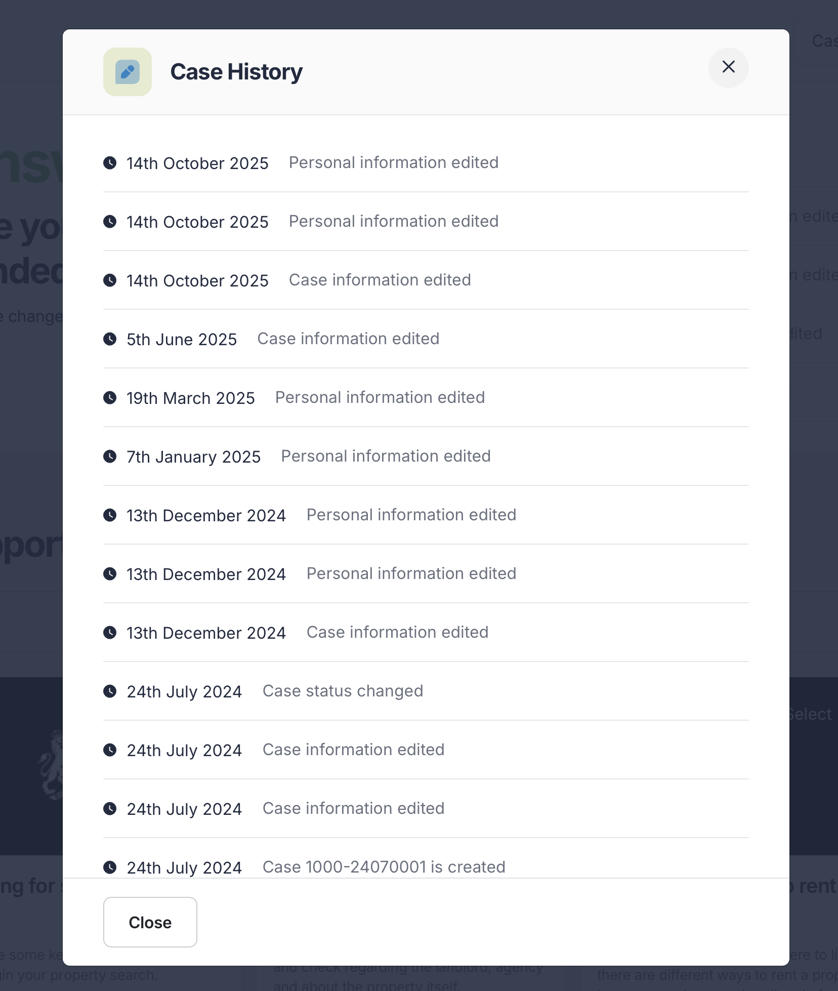 See the full case journey
